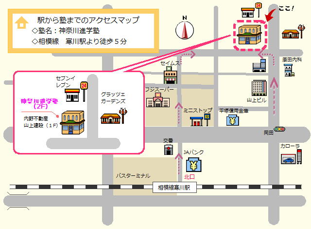 アクセスマップ